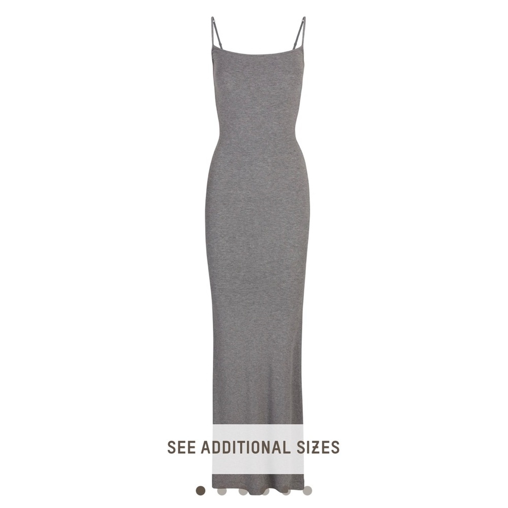 New KKW Skims Soft Lounge Long Slip Dress